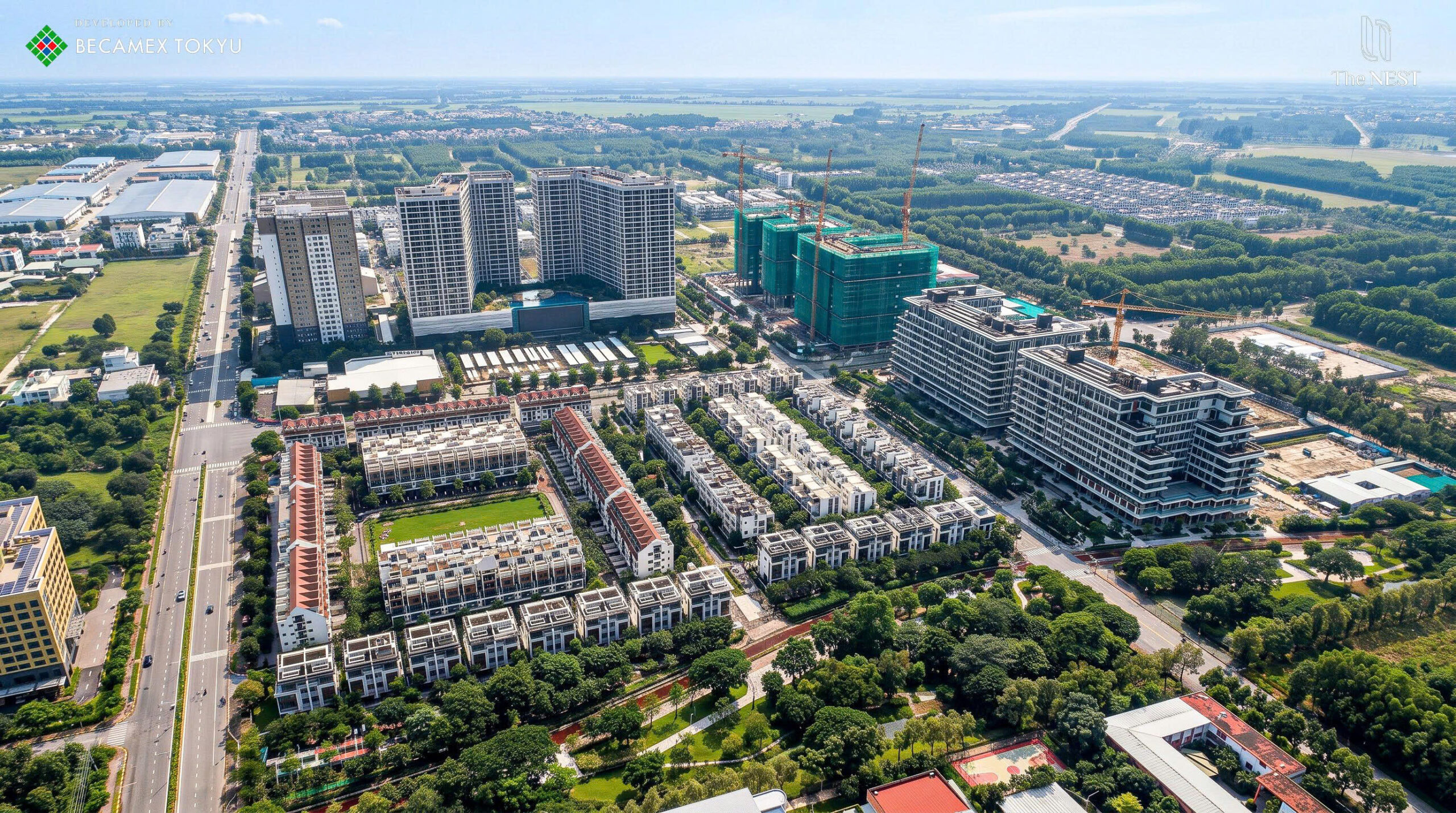 Khu đô thị Midori Park hiện hữu đáng sống tại Thành phố mới Bình Dương